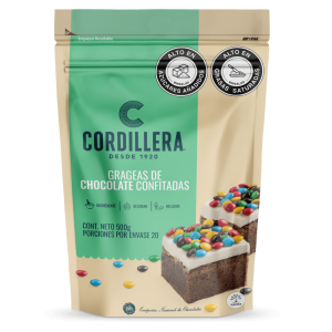 Gragea chocolate colores x 500 gr