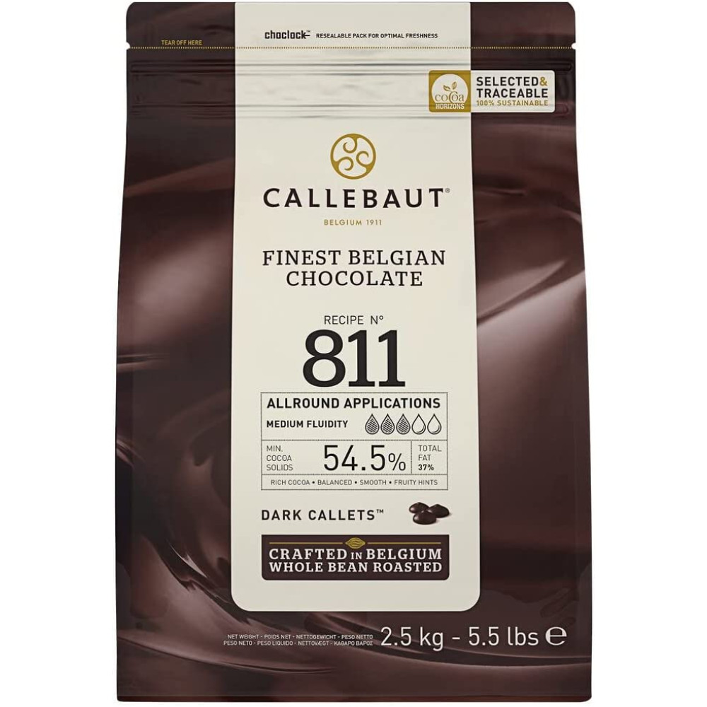 Chocolate oscuro Callebaut 811 x 2.5 kg