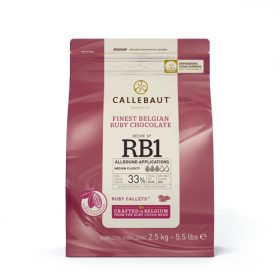 Chocolate real Callebaut Ruby 33% x 2.5 kg
