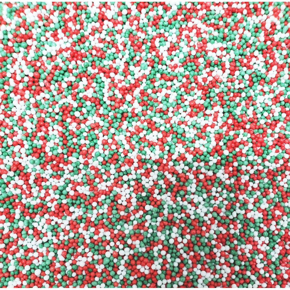 Gragea navideña verde-roja y blanca 1/2 Lb