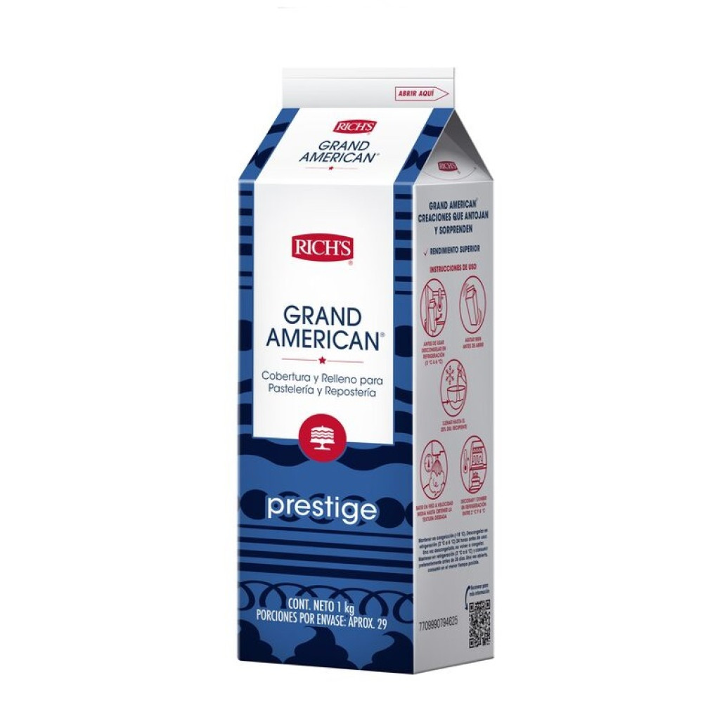 Crema Richs grand american prestige x 1 kg