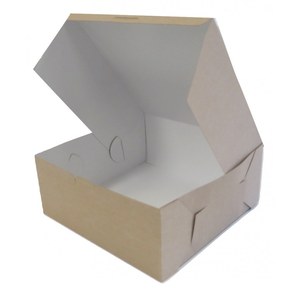 Caja de cartón 24 x 24 x 10 cm (1/4 lb)