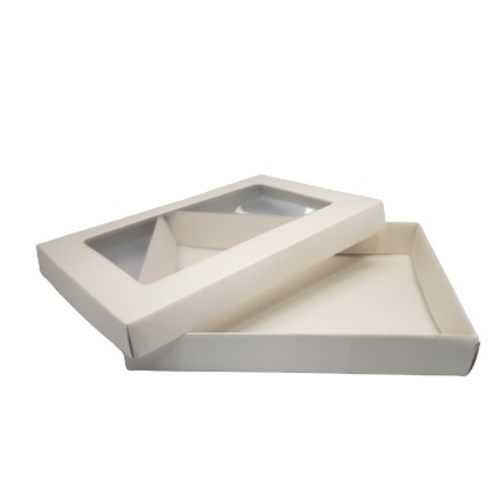 Caja ecológica con ventana 27x18x4