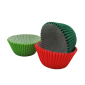 Capacillos colores navideños x 100 unidades