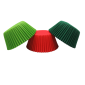 Capacillos colores navideños x 100 unidades