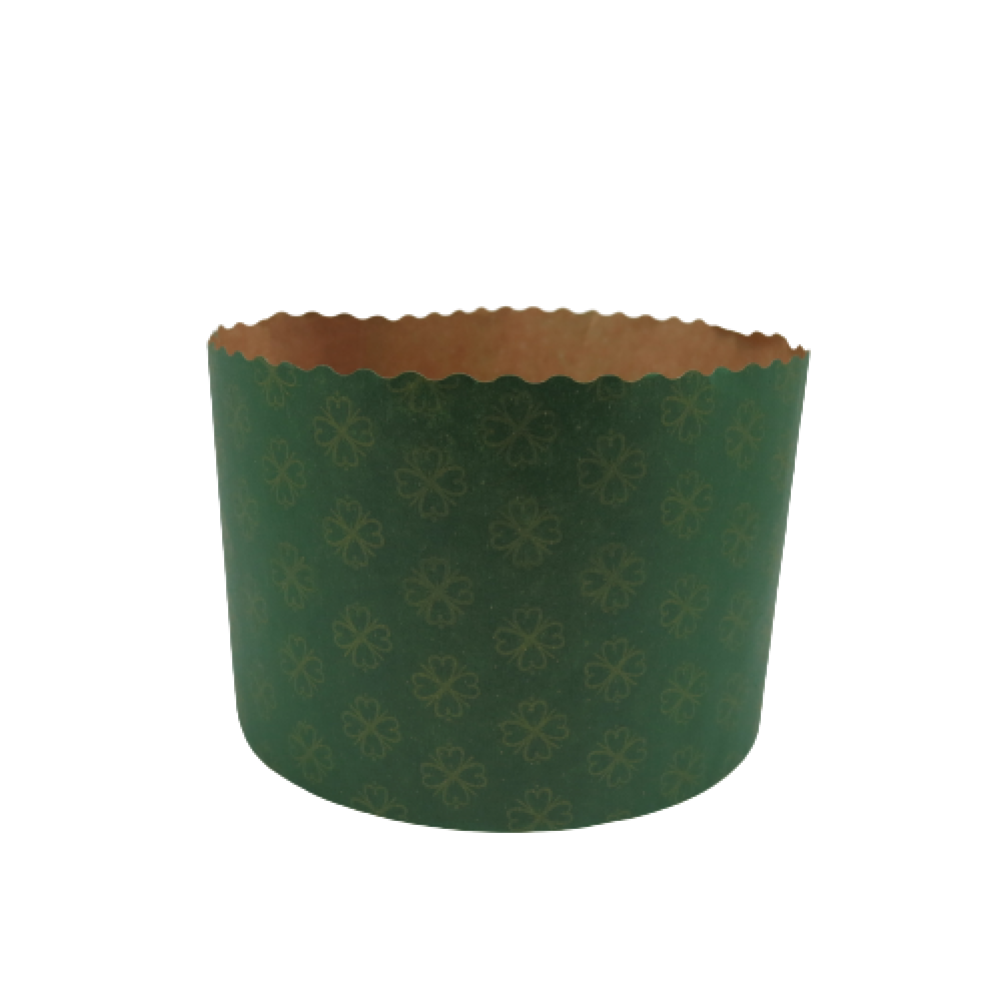 Molde  panettone 500g -Verde