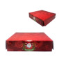 Caja 22x22x5.5 pie navideña