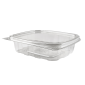 Burbuja rectangular 8 onz tapa plana 11 x 9 cm