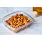 Burbuja rectangular 8 onz tapa plana 11 x 9 cm