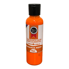 Colorante Liposoluble Naranja Neon x 70 gr