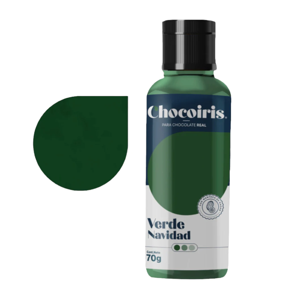 Colorante Manteca de cacao Verde Navidad x 60 gr