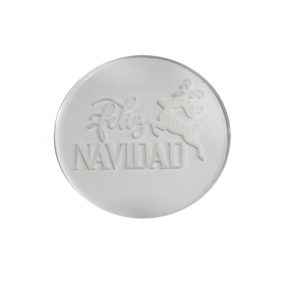 Sello Feliz Navidad Reno #13
