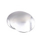 Disco-blonda de cartón plateado 20 cm x und