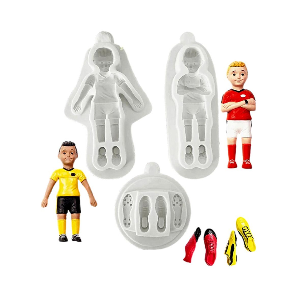 Molde jugadores de futbol