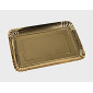 Bandeja dorada de 30 x 24 cm  - und