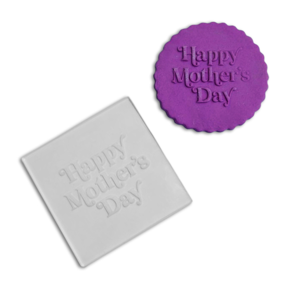 Sello para fondant Happy mothers day