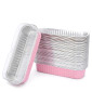 Empaque rectagular rosado x 10 Und