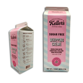 Crema Kellers  sugar free  2 KG