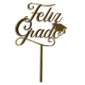 Topper Grado #2 Dorado espejo