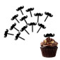Toppers Mini bigotes x12