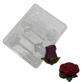 Molde rosas x5