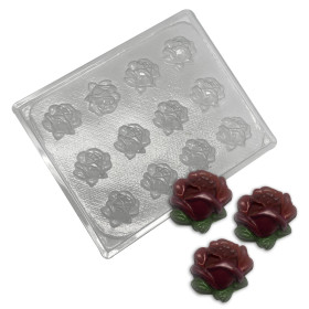 Molde rositas x12