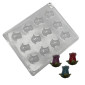 Molde mini rosas x 12 Cav