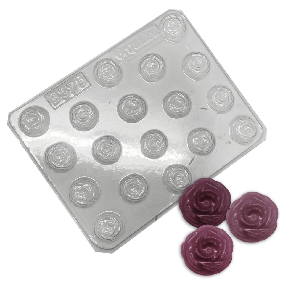 Molde choco rositas x18