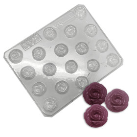 Molde choco rositas x18