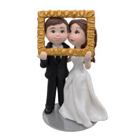 Pareja matrimonio marco