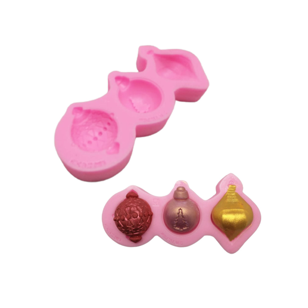 Molde silicona adorno navideño