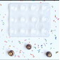 Molde bombon rizado x 12 Cav