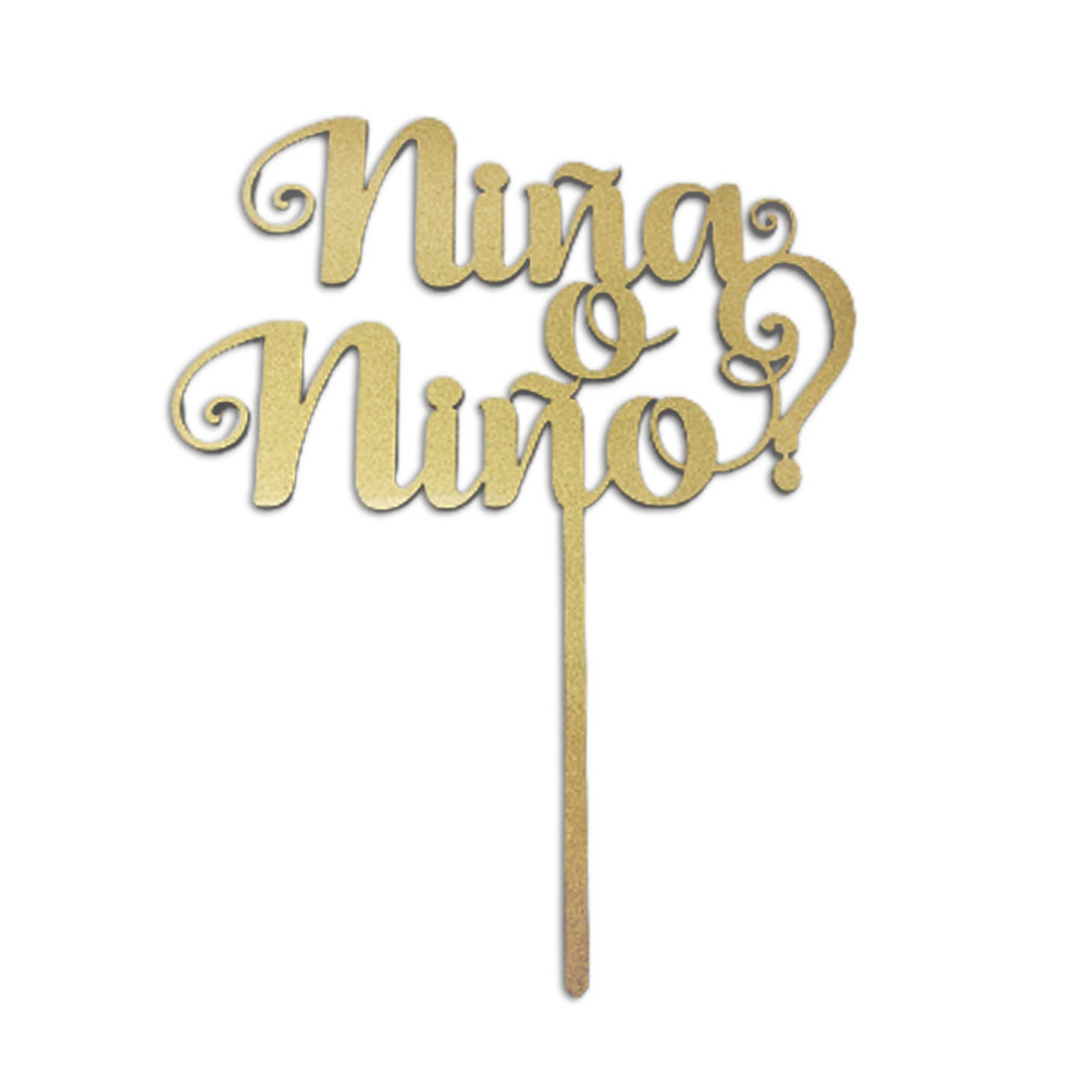 Topper niño/ niña #3 Dorado