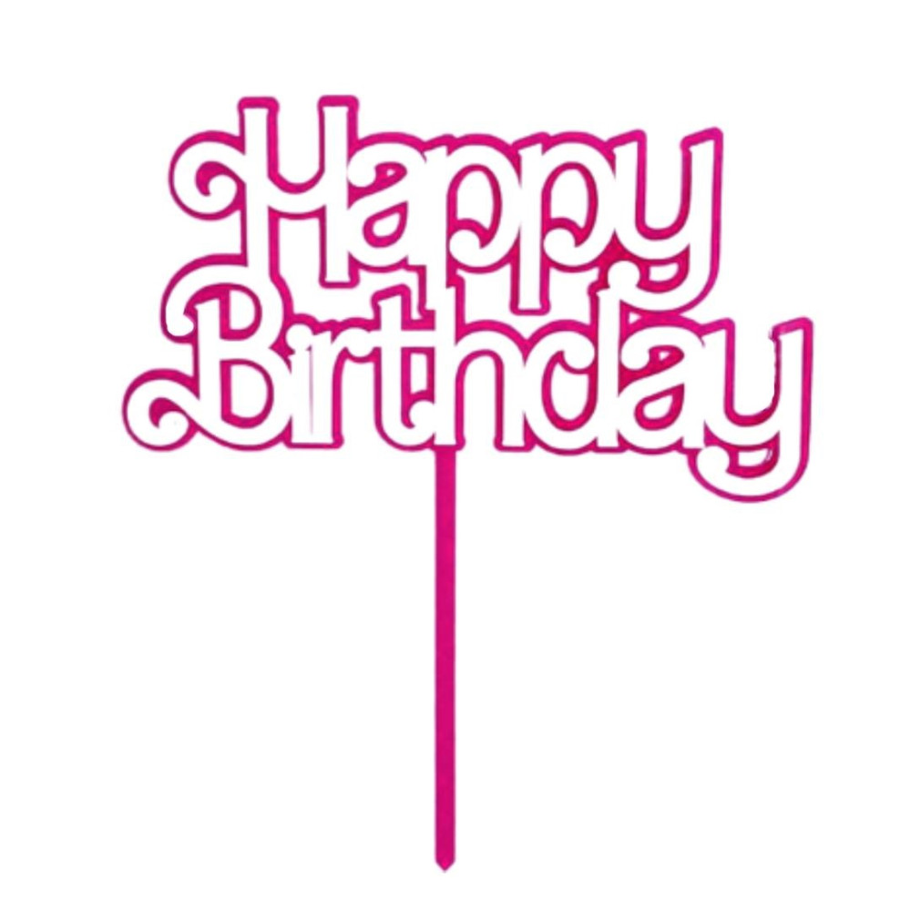 Topper happy birthday Barbie