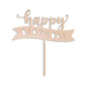 Topper Happy birthday rosado