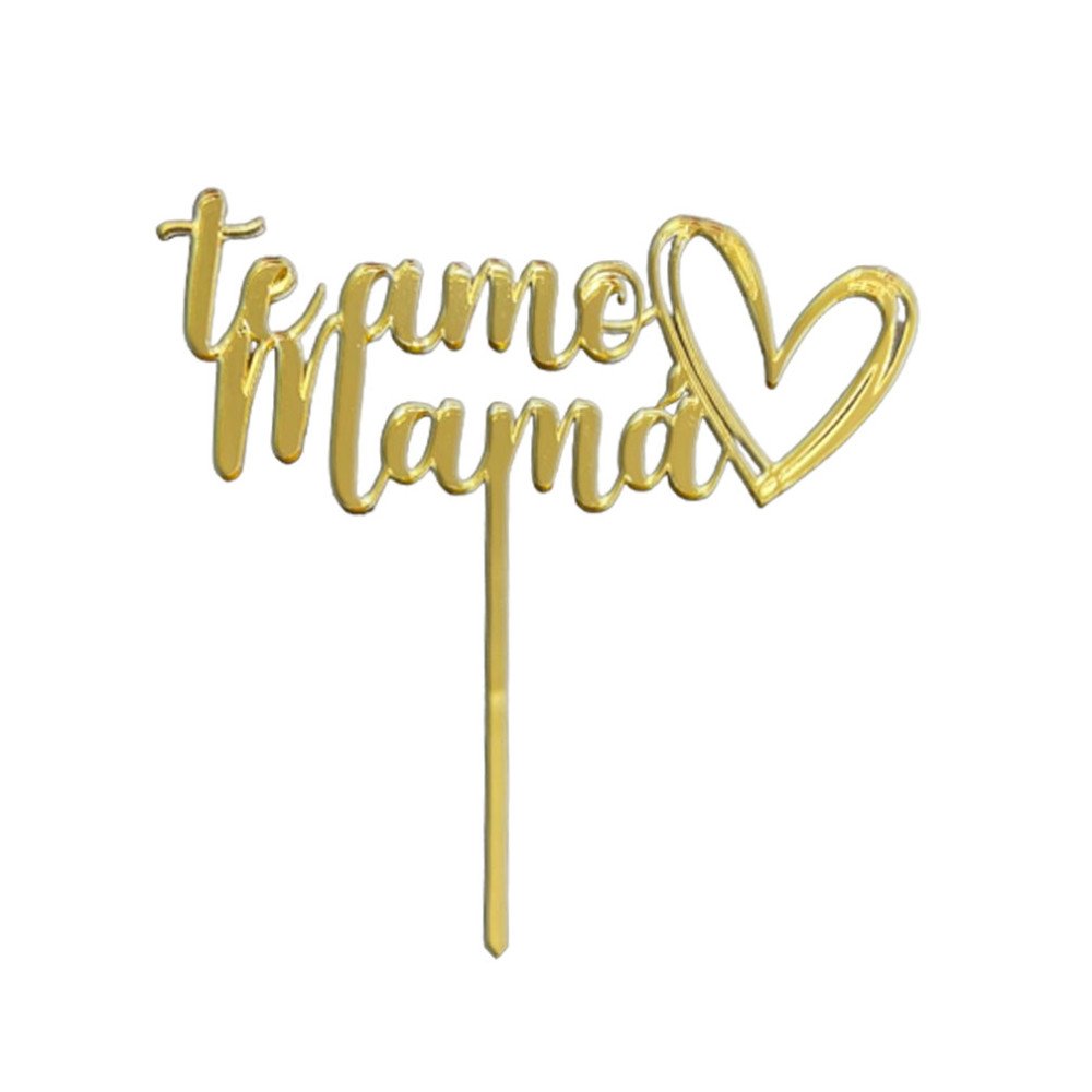 Topper Te amo Mamá Espejo