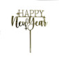 Topper espejo Happy newyear #20 Dorado