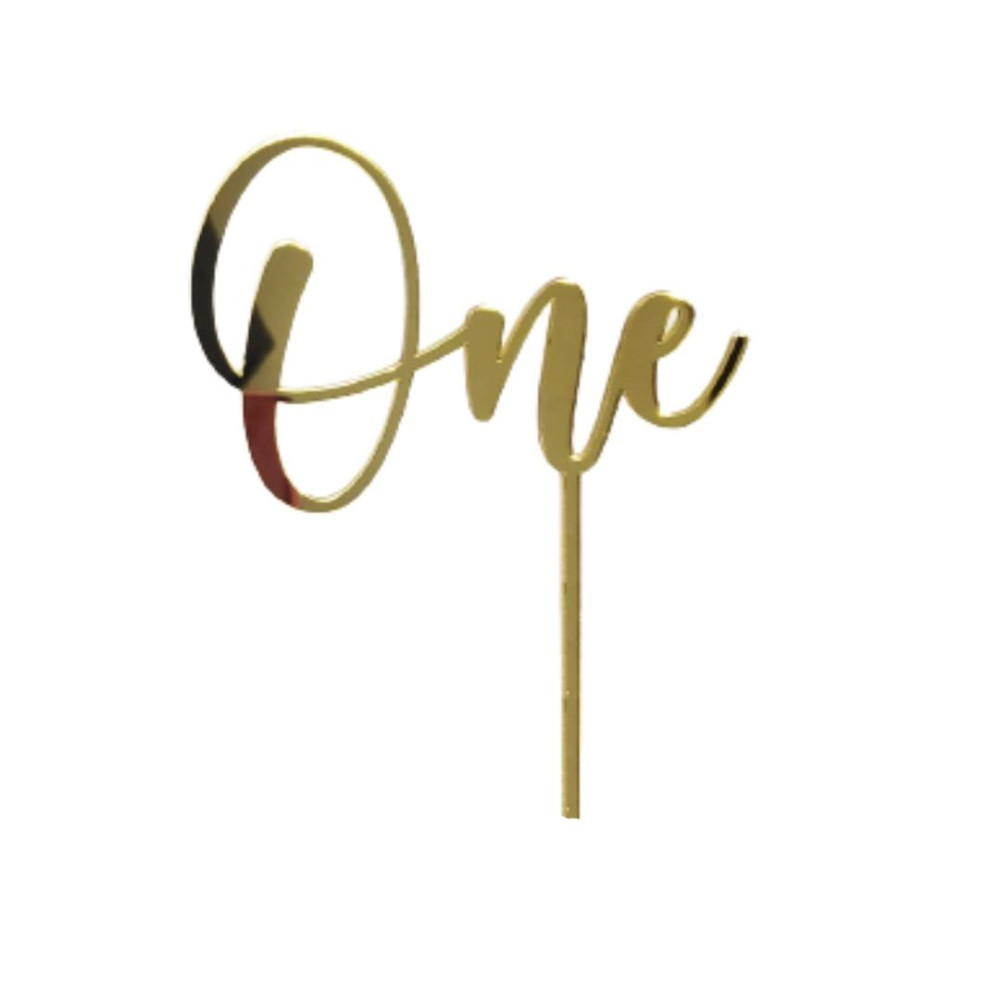 Topper One dorado espejo