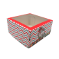 Caja empaque cupcakes navidad x 4 cav