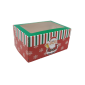 Caja cupcakes decorada navidad x 2 cav