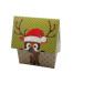 Caja decorada cupcake navidad x und