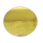 Disco-blonda de cartón dorado 8 cm x und