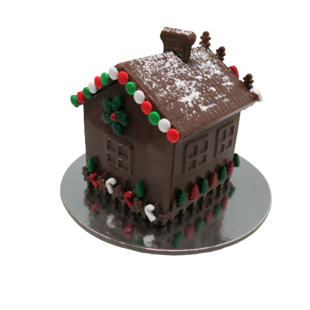 Casa navidad chocolate 