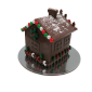Casa navidad chocolate 