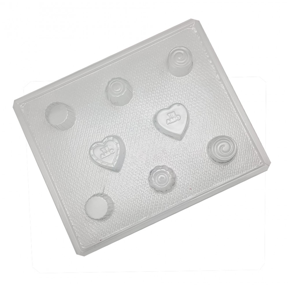 Molde chocolate trufas x 8 Cav