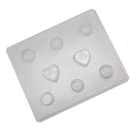 Molde chocolate trufas x 8 Cav
