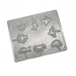 Molde chocolate mar x 8 Cav