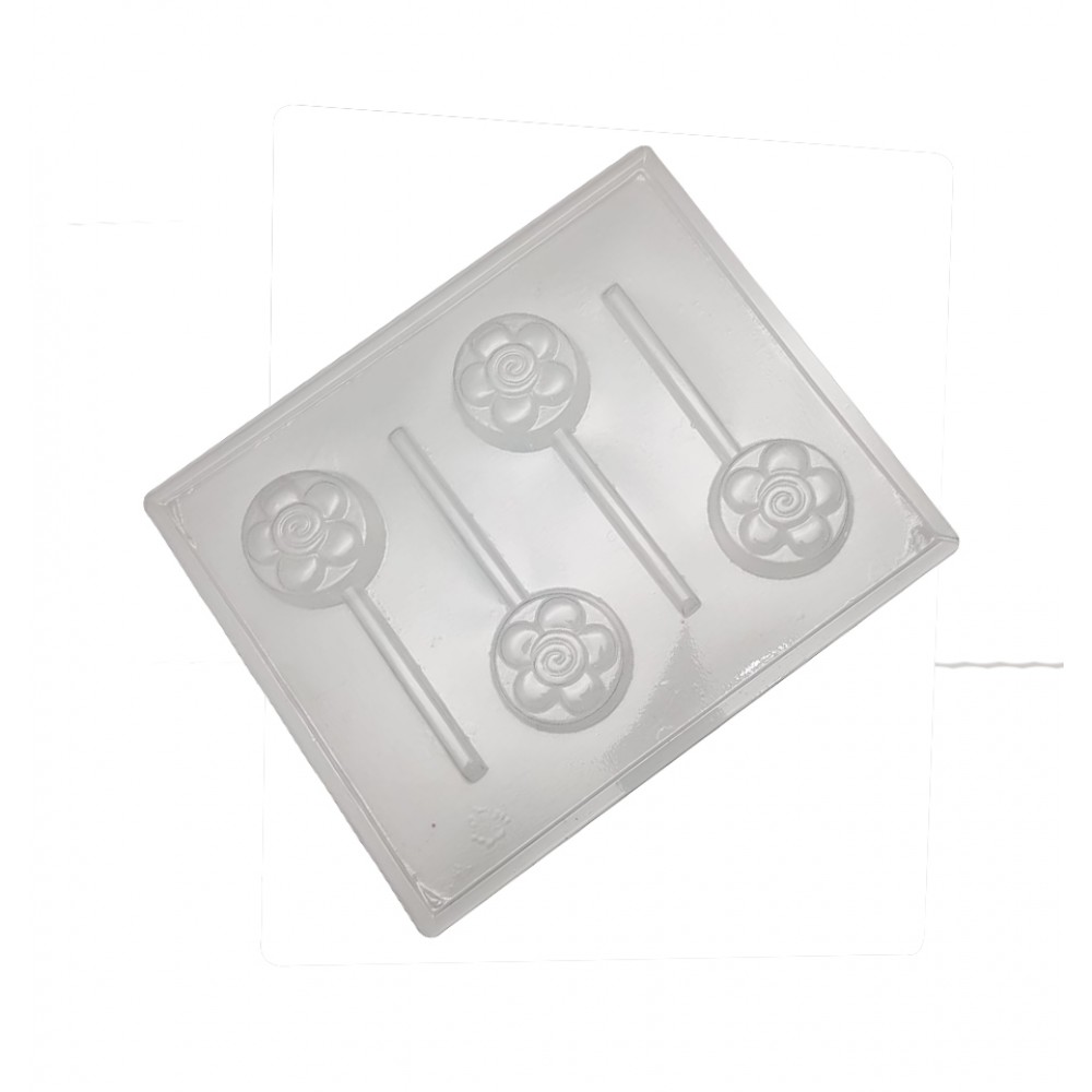 Molde choco oreo flores x 4 cav