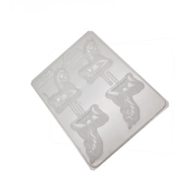 Molde chocolate unicornio x 4 Cav