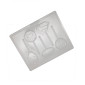 Molde chocolate super heroes x 5 Cav